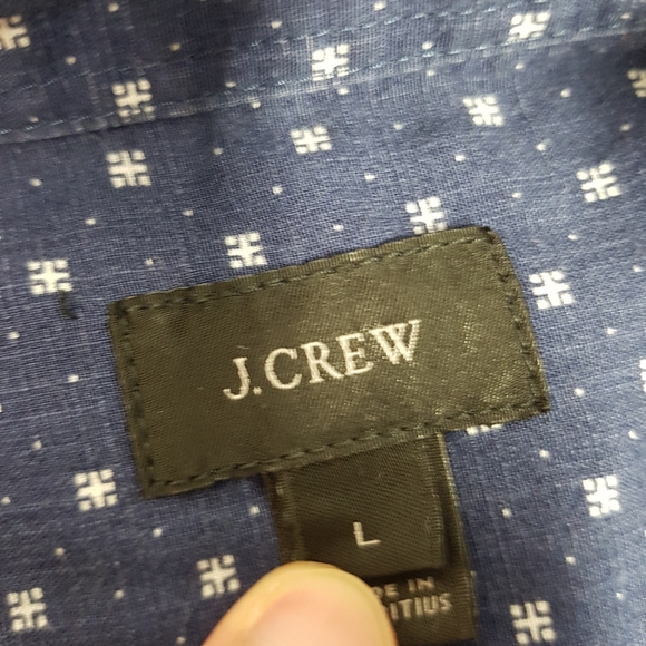 J Crew Royal Blue Button Up Shirt - Picture 4 of 4